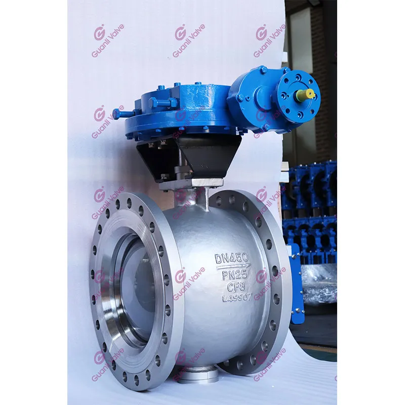 СЕГМЕНТНЫЙ ШАРОВОЙ КЛАПАН ЧЕРВЯЧНЫЙ ПЕРЕДАЧА