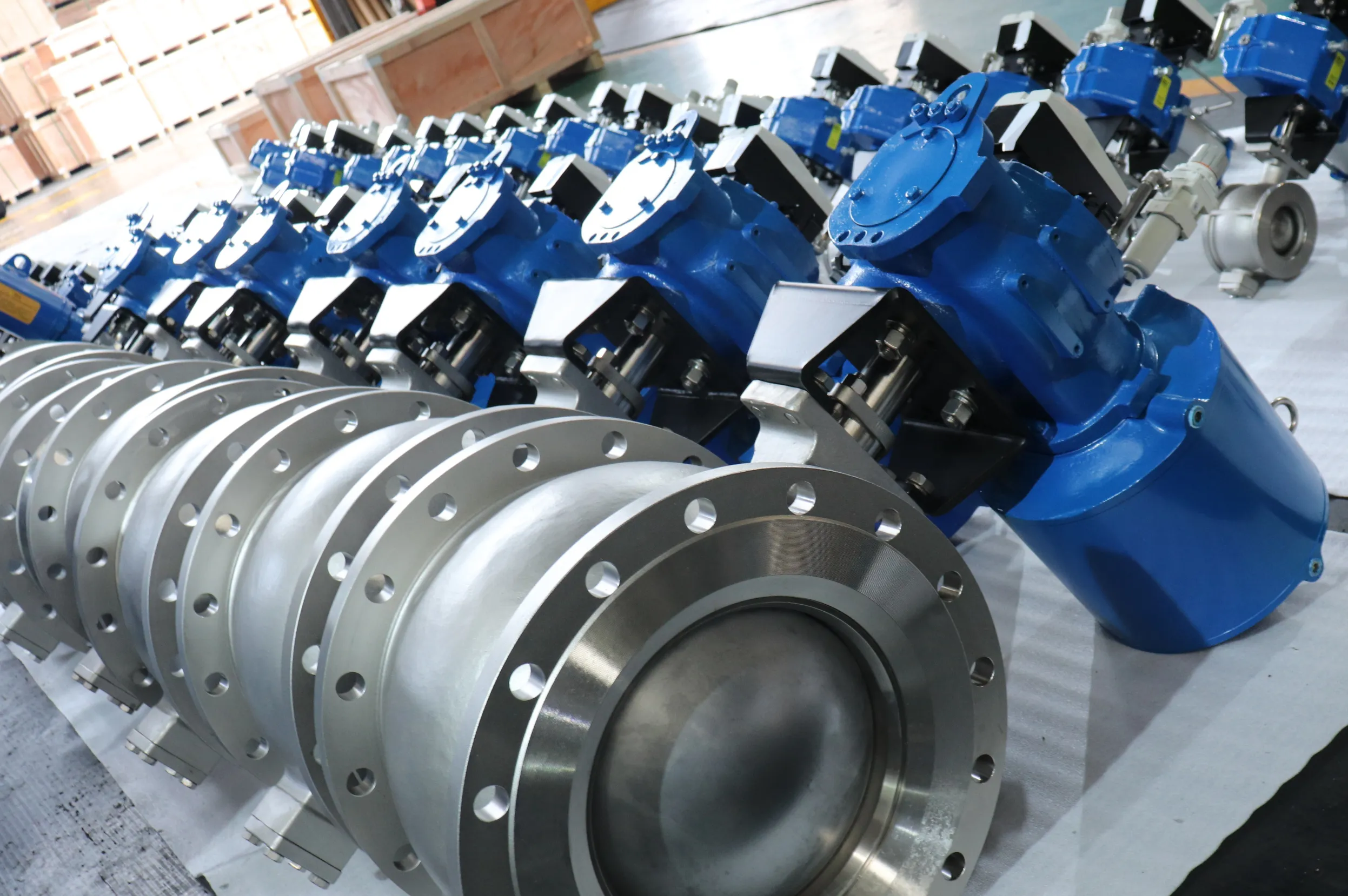 Сегментный V-образный шаровой клапан (1)