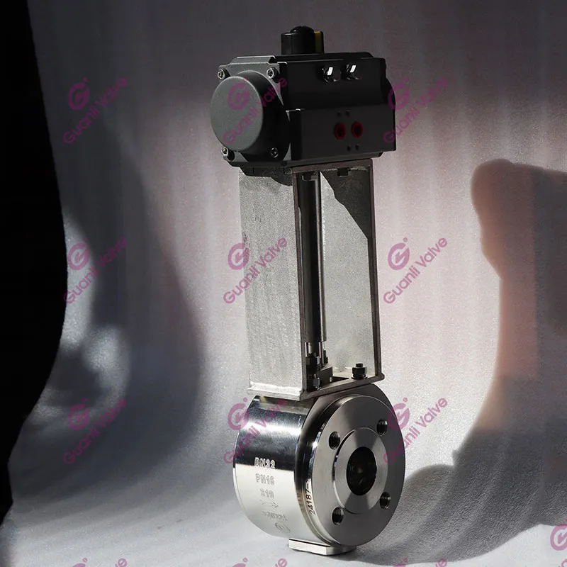 Сегментный V-образный шаровой клапан высокого давления (1)